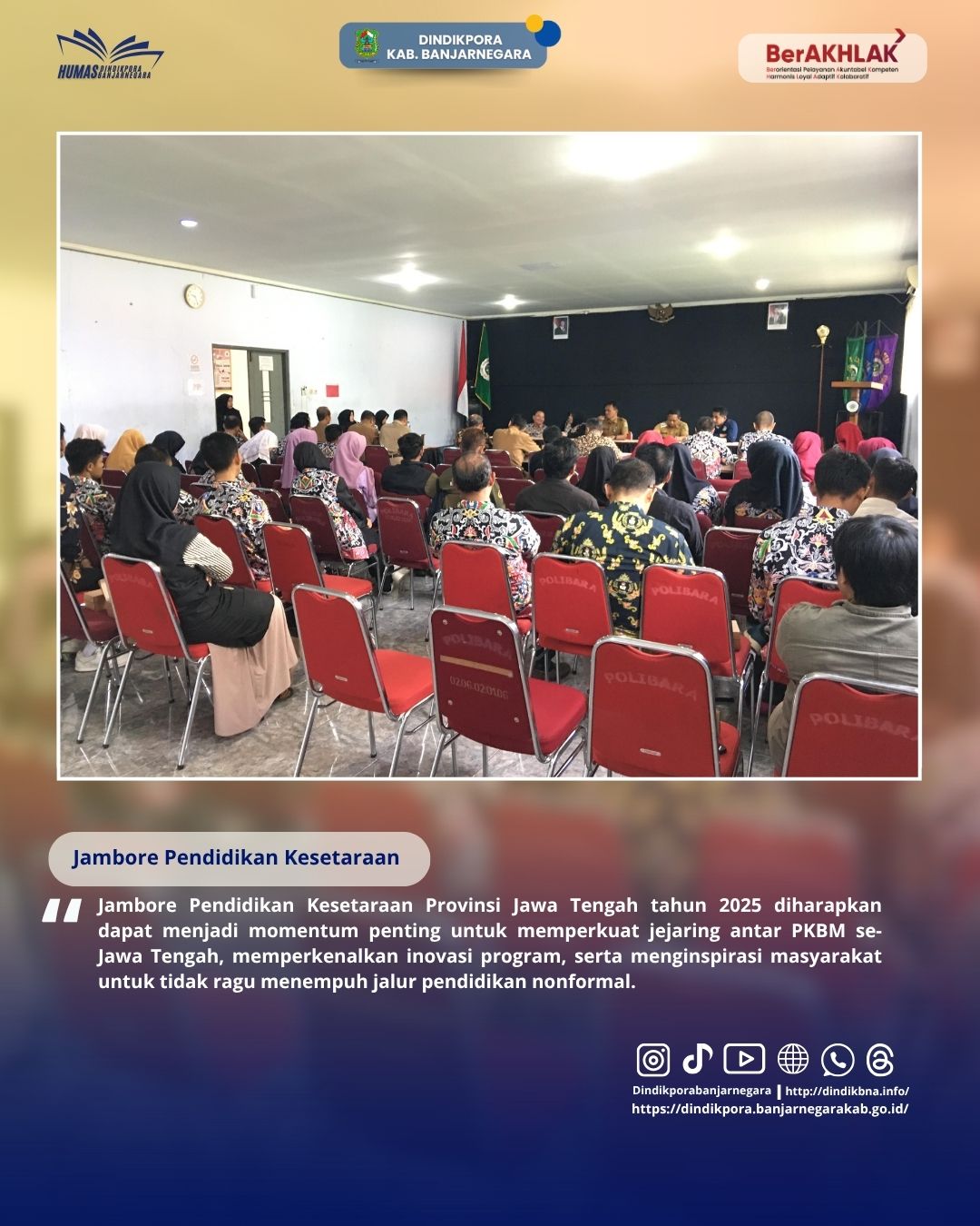 Rapat Persiapan Jambore Pendidikan Kesetaraan Digelar di Banjarnegara, Siap Gaungkan Pendidikan Nonf