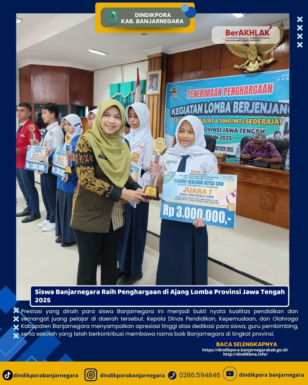 Dindikpora Banjarnegara Gelar Penyamaan Persepsi Implementasi Kokurikuler